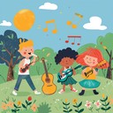energetic, lively tune for children's play and adventure
