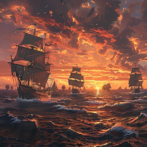 A powerful orchestral piece featuring triumphant brass and percussive marches, capturing the pride and valor of the russian navy through dynamic arrangements and grand melodies. Designed to evoke images of naval victories and national pride, this composition is rich in historical and patriotic sentiments.