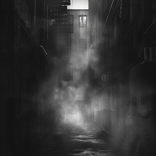 Imagine walking down an isolated alley on a foggy midnight. The faint glow of streetlights casts eerie shadows, creating an unsettling yet fascinating atmosphere. This composition uses mysterious, haunting melodies and subtle dissonance to generate suspense. Layers of atmospheric instrumentation will take the listener on a journey through a noir scene, filled with intrigue and hidden secrets.