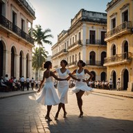 feel the morning energy of havana's streets.