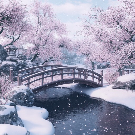 An instrumental piece featuring the soothing sounds of the koto, creating a meditative atmosphere that reflects on the serenity and contemplation of the winter solstice, blending traditional japanese musical elements with the essence of the holiday season.