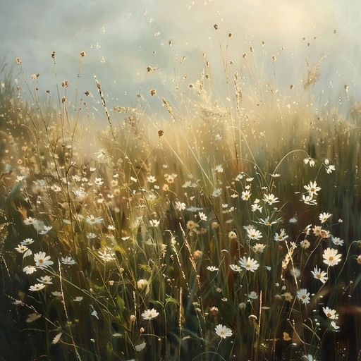 A soothing and reflective composition capturing the essence of a peaceful, sunlit meadow. The instrumental layers create a delicate interplay, weaving harmonic progressions that flow effortlessly. Perfect for moments of introspection and serene contemplation, with an undercurrent of gentle optimism and natural beauty.