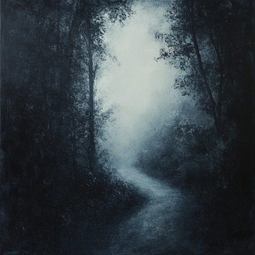 This alternative version delves deeper into the chilling aspects of the nocturnal journey, emphasizing the echoing quality of sounds that reverberate through the darkness. It is a musical exploration of fear and fascination with the unknown, as motifs repeat and evolve, mimicking the echoic nature of an empty landscape shrouded in darkness.