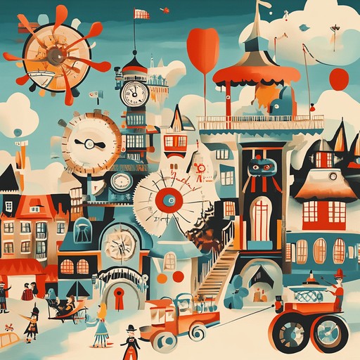 An imaginative instrumental pop track that blends whimsical melodies with mechanical rhythms. Featuring the unique sounds of a music box and percussive elements, the song evokes the image of a parade of clockwork toys coming to life in a fantastical world. This piece combines elements of toy music and pop, creating a quirky and enchanting soundscape that delights listeners.