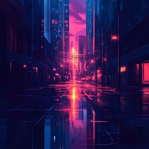 An instrumental track that combines soothing future bass rhythms with ambient synth layers, creating a mellow and dreamy atmosphere reminiscent of strolling through a neon lit city at night.