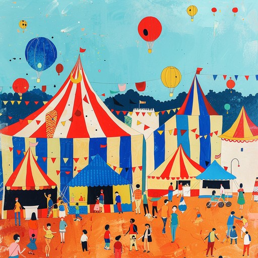 A vibrant and novelty piece that captures the playful, whimsical atmosphere of a lively carnival. The arrangement is a delightful mix of quirky melodies and rhythmic patterns, leading listeners through a parade of colorful characters and joyful antics. Incorporating whimsical sounds and lively tempos, this tune will make everyone feel like they're celebrating under the big top.