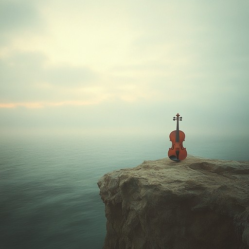 A symphonic composition featuring longing strings that evoke the deep, endless yearning of an eternal love across oceanic expanses. The music swells and recedes like the tide, capturing the melancholy and hope intertwined in distant love.