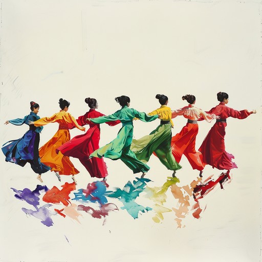 A vibrant instrumental track that celebrates global unity with rhythmic beats and intricate melodies from various ethnic traditions. The composition features a lively blend of percussion instruments, dynamic harmony, and infectious grooves, inviting listeners to dance and revel in the celebratory atmosphere.