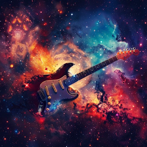 This instrumental track fuses groovy beats with experimental rock, creating an otherworldly auditory journey. A steady bassline anchors the track while electric guitars soar with cosmic riffs. Synthesizers weave in and out, adding layers of atmospheric textures. This piece is designed to take listeners on an odyssey through the cosmos, blending rhythmic grooves with celestial soundscapes.