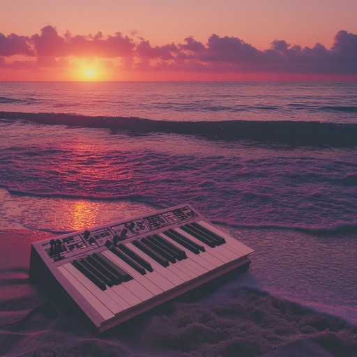 This piece perfectly combines soothing melodies with an upbeat dance rhythm, ideal for unwinding by the beach at sunset. The track features gentle synths and a steady beat that creates a peaceful atmosphere, making you want to relax and move gently.