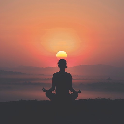 Create a calming and uplifting instrumental track with soft gospel elements to evoke a feeling of tranquility and inspiration early in the day. The soundscape should feel expansive, capturing the essence of a peaceful sunrise meditation.