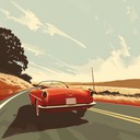 exhilarating road trip, heart pounding americana chases adrenaline