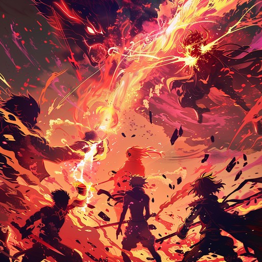 An exhilarating and powerful orchestral piece designed to evoke the spirit of bravery and adventure in an anime setting. High energy strings, commanding brass, and intense percussion drive the music forward, perfect for battle scenes and climactic moments. Dramatic crescendos and dynamic shifts add to the emotional punch, creating a truly cinematic experience.