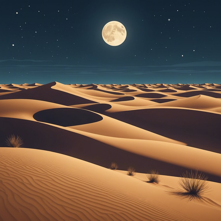 Exploring the mesmerizing quality of arabian nights through the lens of ambient electronic music, this piece uses the flute to navigate the quiet majesty and profound depths of the desert, inviting the listener into a contemplative state amidst sand dunes and starlight.