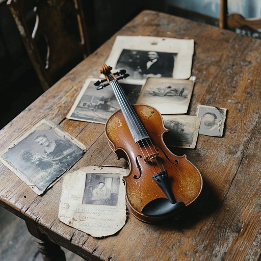 A soft violin piece weaves emotions of heritage and times long past.