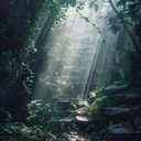 floating melodies in enchanted forest opera scene