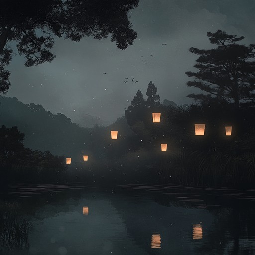 This composition weaves the soothing sounds of the koto with ambient textures, creating a tender dance that reflects the gentle glow of the night, perfect for moments of reflection and peace.