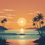 perfect background for summer parties and sunsets