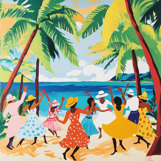 A fusion of polka's iconic accordion sounds with the sunny, airy vibes of tropical instruments, creating an exuberant, danceable tune perfect for beach parties and celebrations, sparking joy and carefree fun.