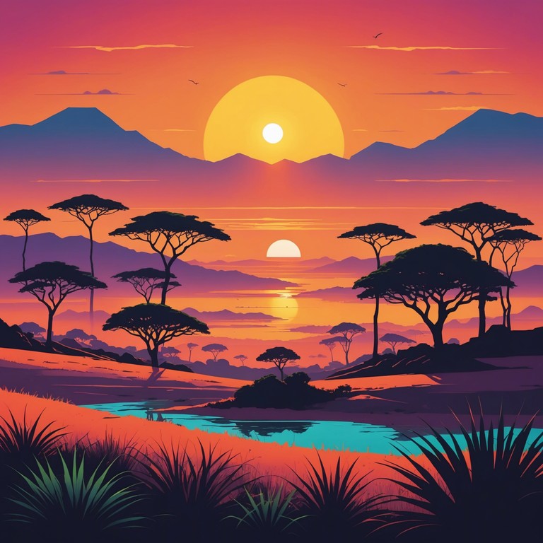 This instrumental track encapsulates the essence of a vibrant sunrise, merging traditional african percussion with modern afrobeat influences, creating a joyous celebration of new beginnings and endless possibilities. The music swirls with infectious energy, designed to uplift and energize anyone who listens.