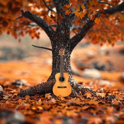 A soft and wistful acoustic guitar piece that encompasses the melancholy beauty of autumn leaves falling, bringing a sense of yearning and reflection over times gone by. Ideal for quiet, introspective moments, this composition combines a delicate touch and an emotional depth that resonates deeply.