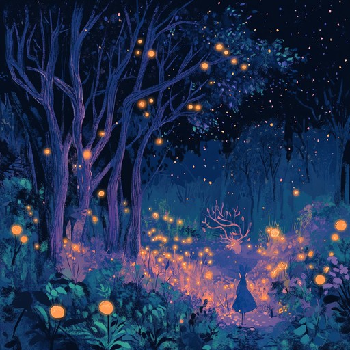 An instrumental piece that captures the wonder and mystery of a magical forest, guiding children on an enchanting adventure filled with sparkling melodies and gentle harmonies.