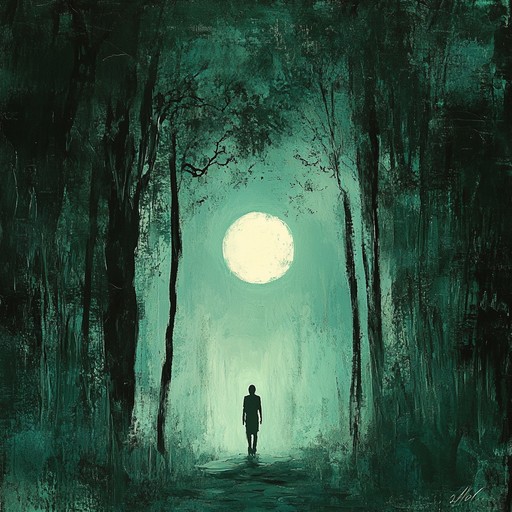 This track features haunting melodies layered over suspenseful synth backgrounds, creating a dreamlike tension that's both captivating and eerie, perfect for evoking the sensation of a mysterious, moonlit adventure.