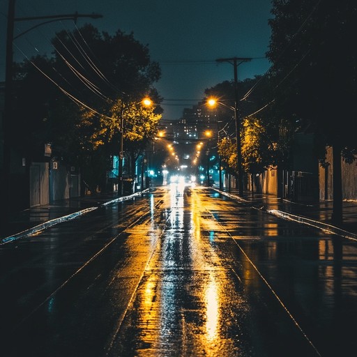 A slow, melancholic piece that captures the feeling of wandering through abandoned city streets at night, overwhelmed by solitude and existential angst.