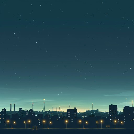 A mesmerizing blend of soft synth pads, jazzy chords, and gentle beats to evoke the quiet tranquility of urban night skies. Immerse yourself in a serene, atmospheric soundscape perfect for unwinding and introspection.