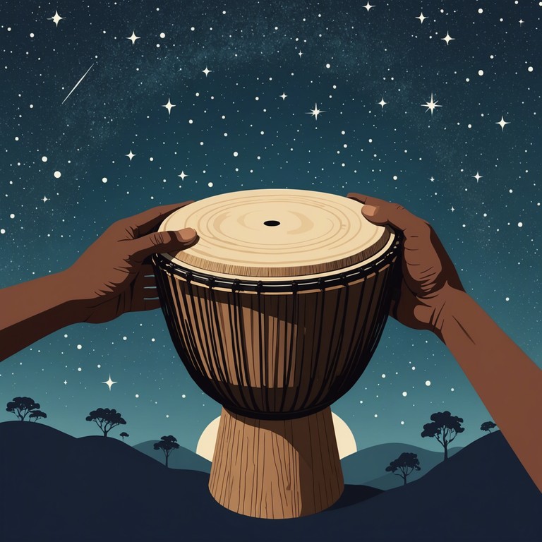 Experience the reverberations of drums as they might have sounded during grand celebrations and sacred rituals in ancient tribal communities, powerful enough to inspire unity and joy among all present.