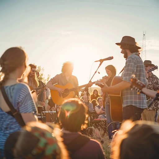 An upbeat and heartfelt bluegrass track, driven by lively banjo and rhythmic strumming, capturing the joyous and ecstatic essence of traditional bluegrass music to bring a sense of celebration and happiness.