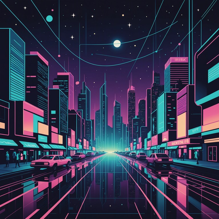 Embark on an auditory journey into a neon soaked cityscape where cybernetic rhythms meet soaring melodies. The track encapsulates the high stakes energy of a cyberpunk universe, filled with digital flux, nocturnal allure, and pulsating electronic beats.