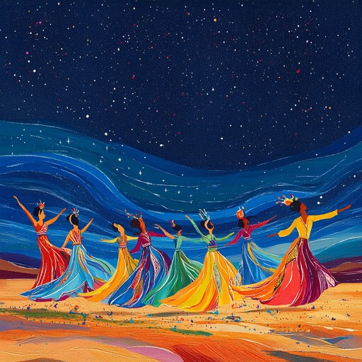 An instrumental track that combines traditional middle eastern instruments with modern rhythms creating a euphoric and uplifting experience that evokes the energy of ancient celebrations and dance.