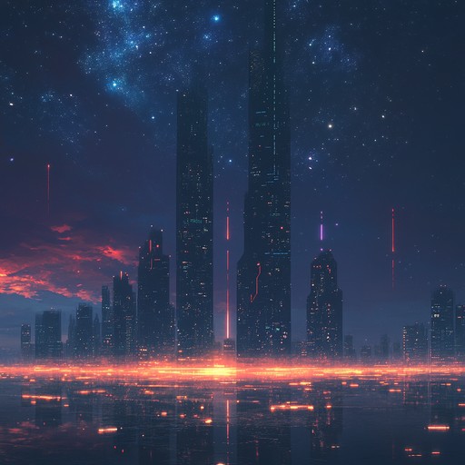 Imagine the first rays of the sun casting light on a city controlled by ai; the music captures the beauty and solitude of such a world, where technology provides both companionship and eternal solitude.