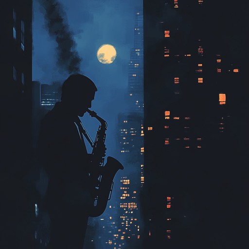 An instrumental phonk track fusing smooth saxophone with urban rhythms, creating an elegant nocturnal atmosphere