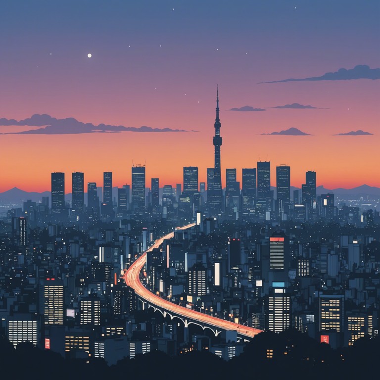 An electrifying track that radiates the excitement and dynamism of tokyo's bustling streets at night, driven by spirited synth melodies and an undercurrent of youthful zest, perfectly capturing the essence of contemporary japanese pop culture.