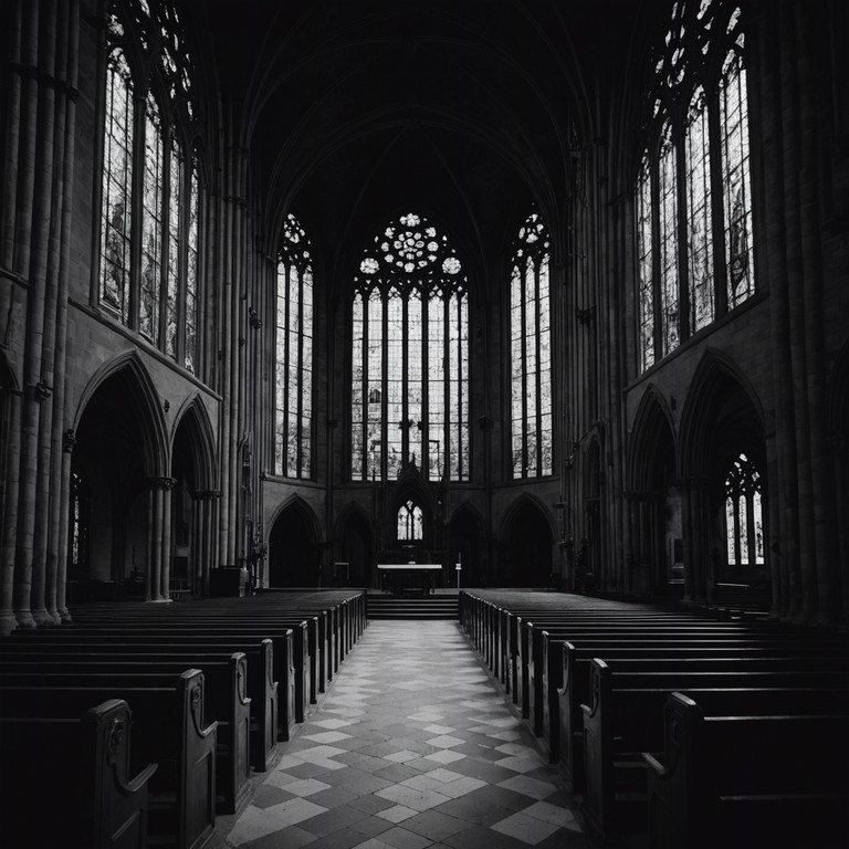 This instrumental piece captures the essence of solitude and introspection within the eerie quiet of a long forgotten cathedral. The gothic undertones are emphasized by the haunting sound of a lone violin, playing a slow, sorrowful melody that reverberates against stone walls, evoking a sense of the past lingering in the present.