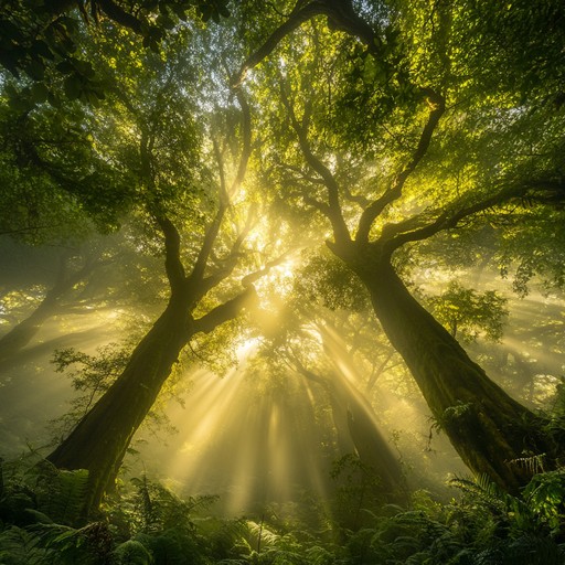 Imagine a dew filled morning in an old celtic forest, where the faint sounds of nature blend with a soft, haunting melody that speaks to the soul. This music will transport listeners to a distant time, walking through moist leaves and fog, feeling a mystical presence in every step.