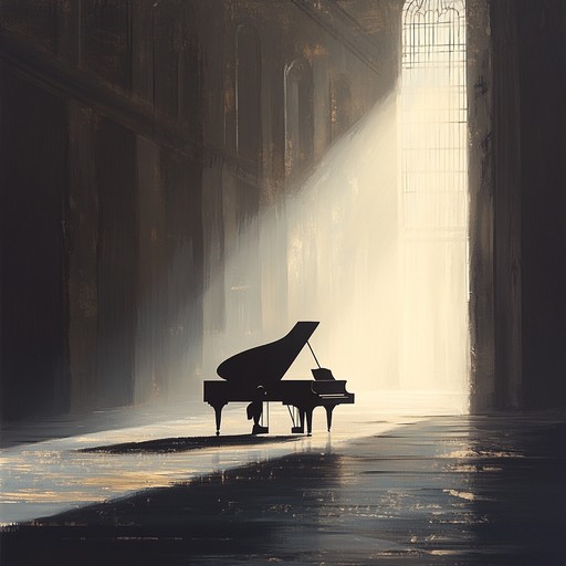 A haunting solo piano composition that captures the essence of isolation and the profound depths of solitary contemplation.