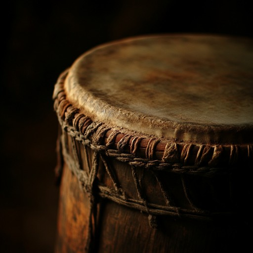 This composition uses the evocative sounds of the talking drum to unravel an auditory tapestry, weaving together tales of ancient wisdom and the mystical allure of primal rhythms. The drum's voice varies from whispers to shouts, mimicking the dynamic storytelling traditions passed down through generations.