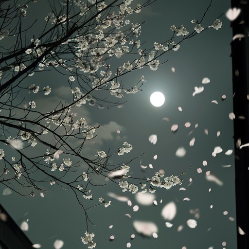 Imagine a romantic evening in tokyo under a moonlit sky. The gentle sway of cherry blossoms and twinkling city lights inspire a melodic groove driven by sultry j pop rhythms. This track pulsates with shimmering synths and softly strummed guitar, guiding listeners through a serene yet emotionally charged soundscape. Perfect for reminiscing over gentle romances and serene nightfalls