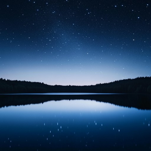 This music embodies the quiet of a moonlit night, providing a reflective and meditative soundscape perfect for solitary contemplation. With its gentle melodic progressions, it invites listeners into a space of quiet introspection and peace.