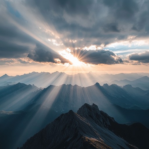 A powerful symphonic piece that begins with solemn strings, gradually building into a triumphant crescendo with full orchestra, symbolizing the overcoming of obstacles and the dawning of hope. The composition weaves together motifs from various cultures, blending eastern melodies with western harmonies, creating a universal message of empowerment and unity.