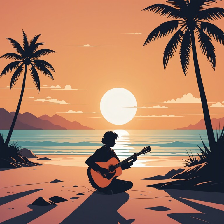 A melodious composition featuring the enchanting sounds of a classical guitar, layering gentle rhythmic patterns reminiscent of a tranquil latin evening. The music slowly unfolds, inviting listeners into a soothing atmosphere perfect for relaxation or introspective moments.