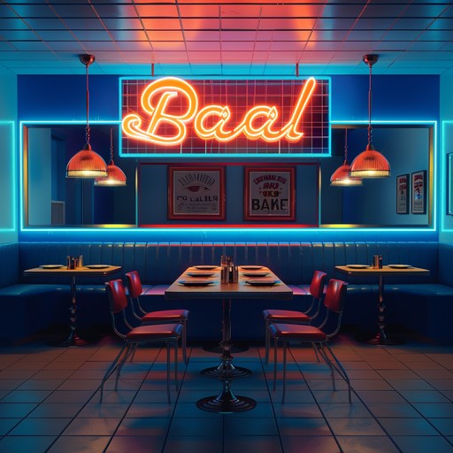 Transport listeners to a sinister 1950s diner with this ominous soundscape. Echoes of jukebox hits mix with unsettling background noises to create an atmosphere of nostalgia and dread. Perfect for a creepy, vintage setting.