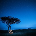 calming guitar rhythms evoke night serenity in brazilian fields