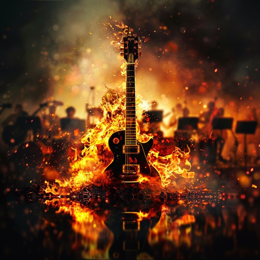 Dive into a powerful symphonic rock experience combining electric guitars with a full orchestra. Expect exhilarating crescendos, dynamic rhythms, and grandiose melodies. Perfect for those who seek an epic, energetic sound that captivates and excites.