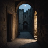 eerie echoes through an ancient corridor