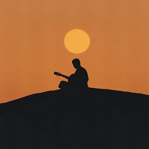 An intimate instrumental featuring the oud, weaving together traditional middle eastern melodies with ambient textures to create a soothing and contemplative piece that evokes the tranquility of desert landscapes at dusk.