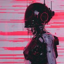 futuristic electronic soundscape depicting a dark, mechanical world